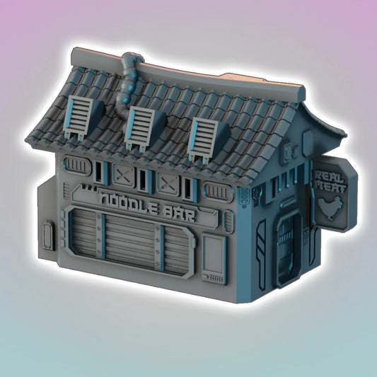 Noodle Bar - Cyberpunk - Flatline City