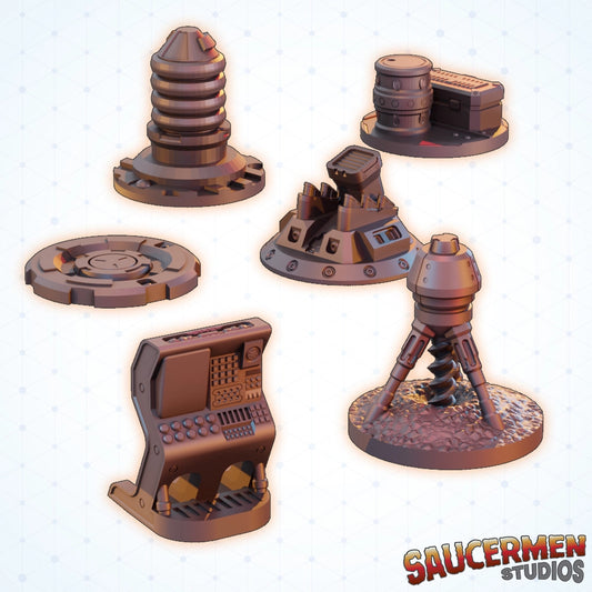 Mining Rig Objective Markers - Zectonium Prison Mines