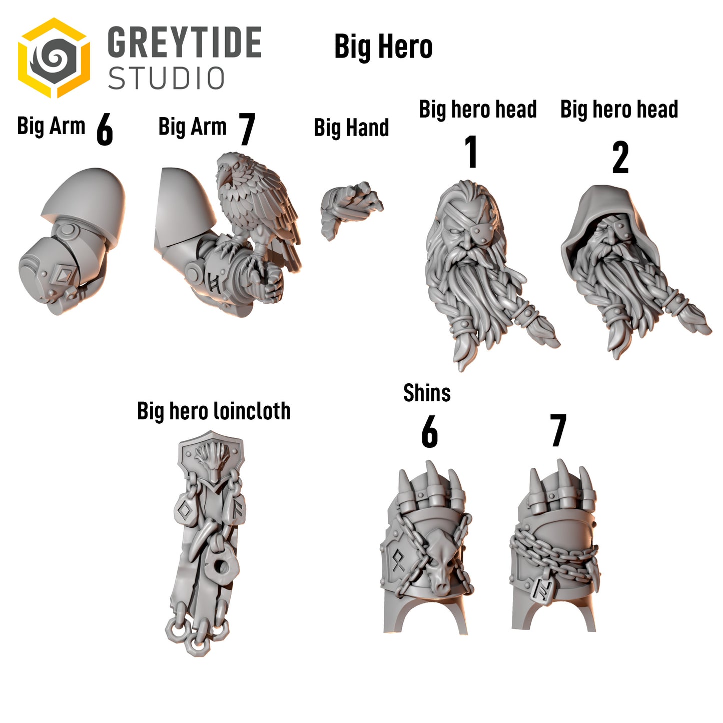 Primal Hounds - Big Armour Hero Kit