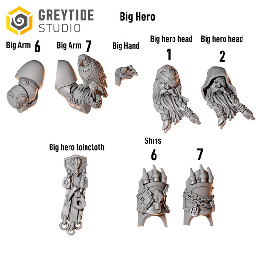 Primal Hounds - Big Armour Hero Kit