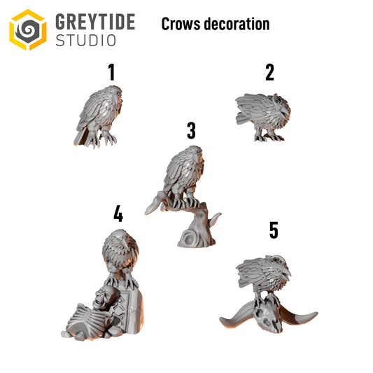 Primal Hounds - Crow Decorations