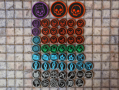 D&D Monster Tokens Full Set