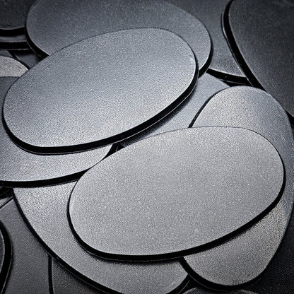 90x52mm Oval Plain Plastic Bases