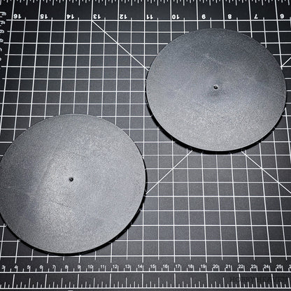 130mm Round Plain Plastic Bases