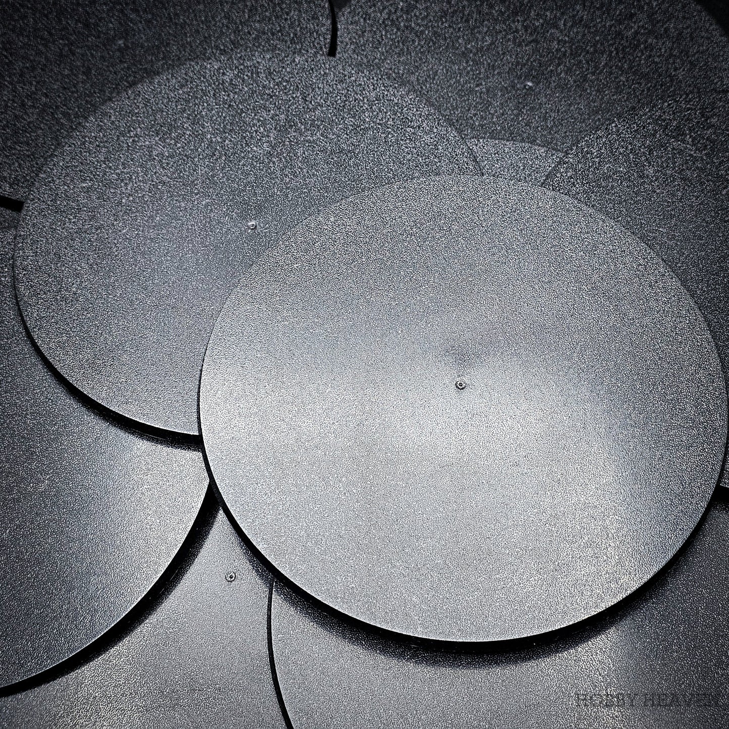 160mm Round Plain Plastic Bases