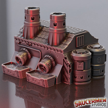 Pig Meat Factory - Cyberpunk - Flatline City