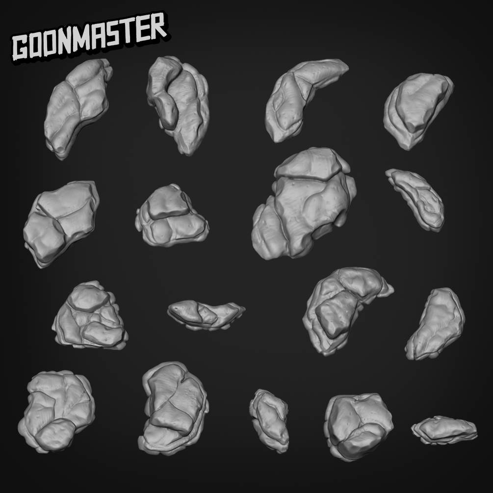 Round Rocks - Basing Bits