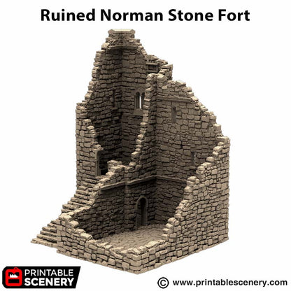 Norman Stone Fort Ruin