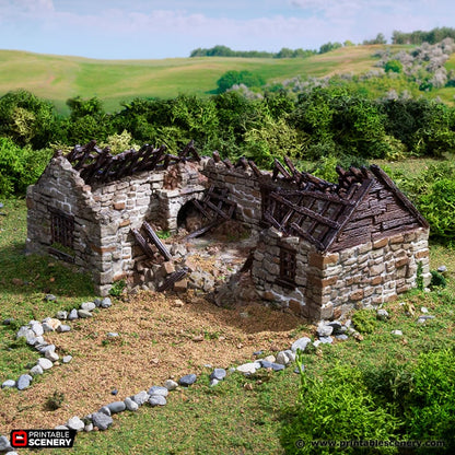 Highland Stone Barn Ruins
