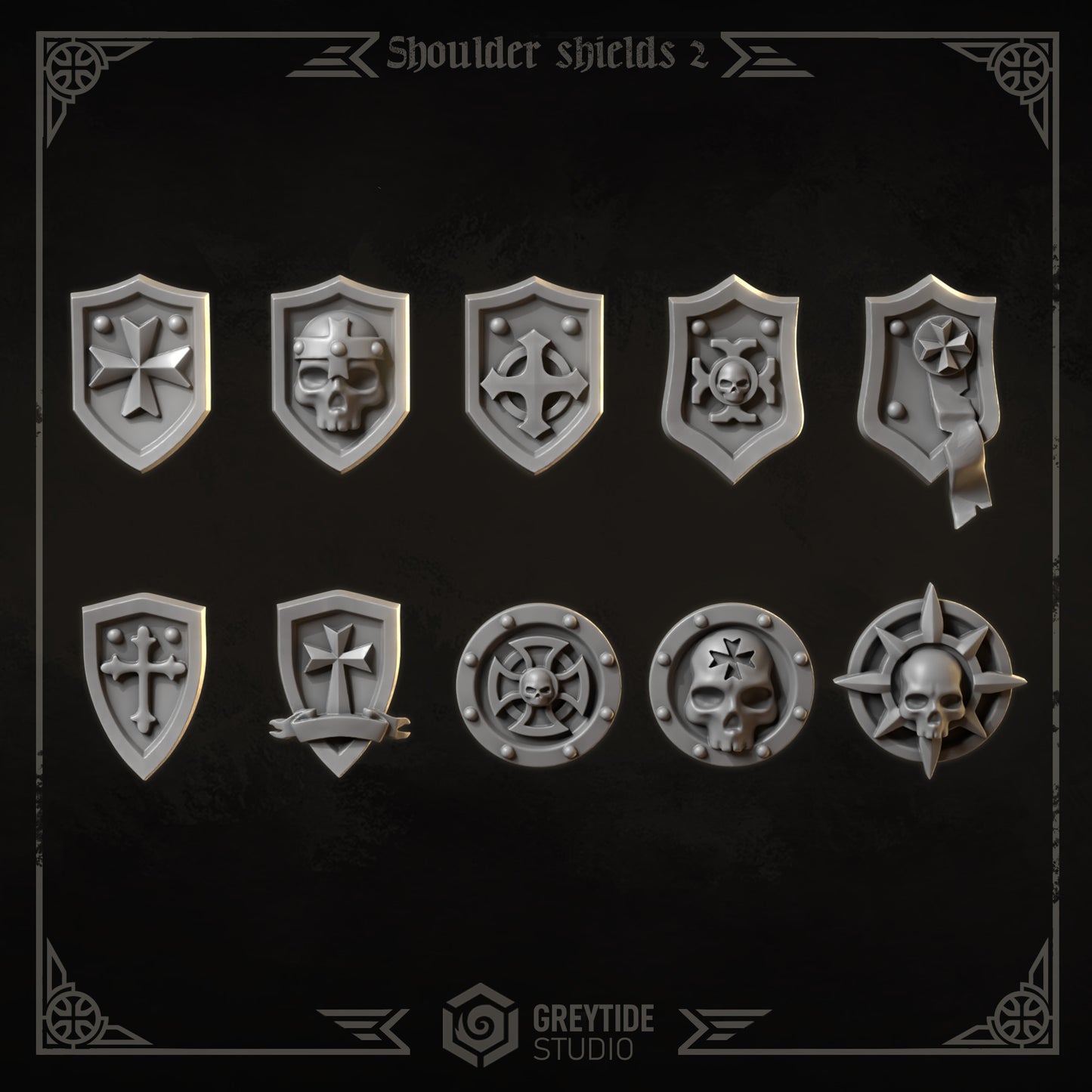 Eternal Crusaders - Shoulder Shields