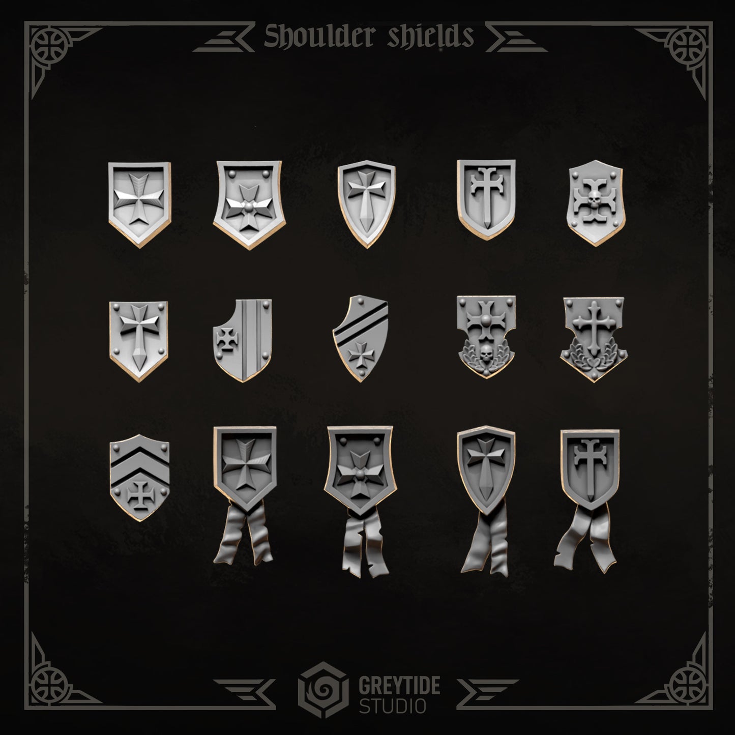 Eternal Crusaders - Shoulder Shields