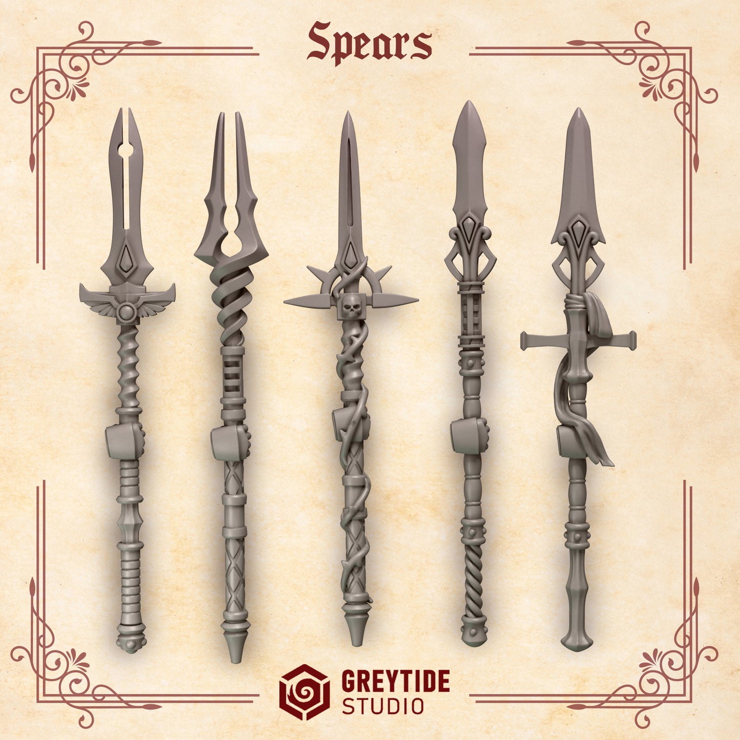 Crimson Lords - Spears