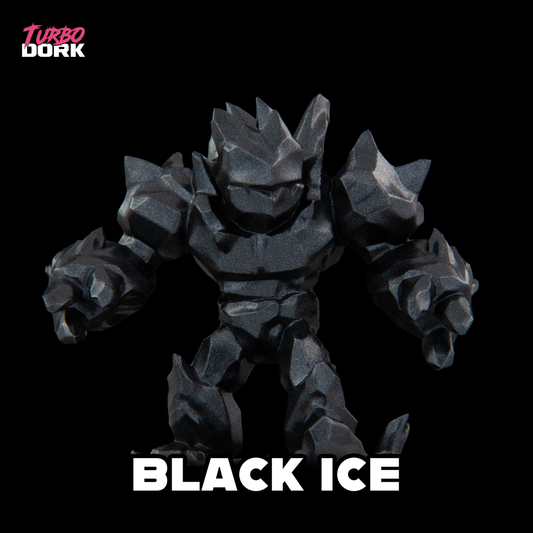 Turbo Dork: Black ICE Metallic Acrylic Paint 22ml