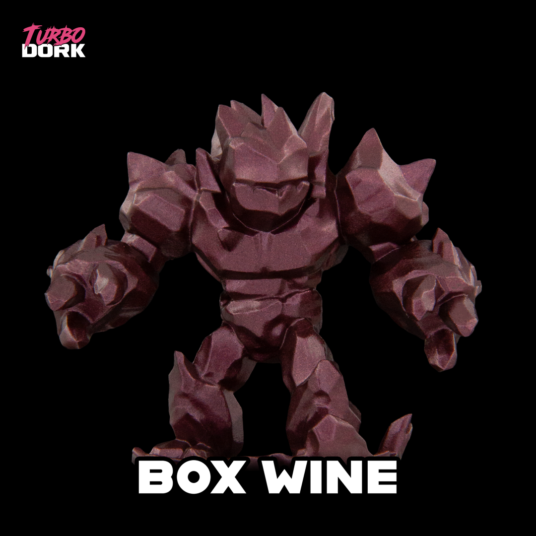 Turbo Dork: Box Wine Metallic Acrylic Paint 22ml