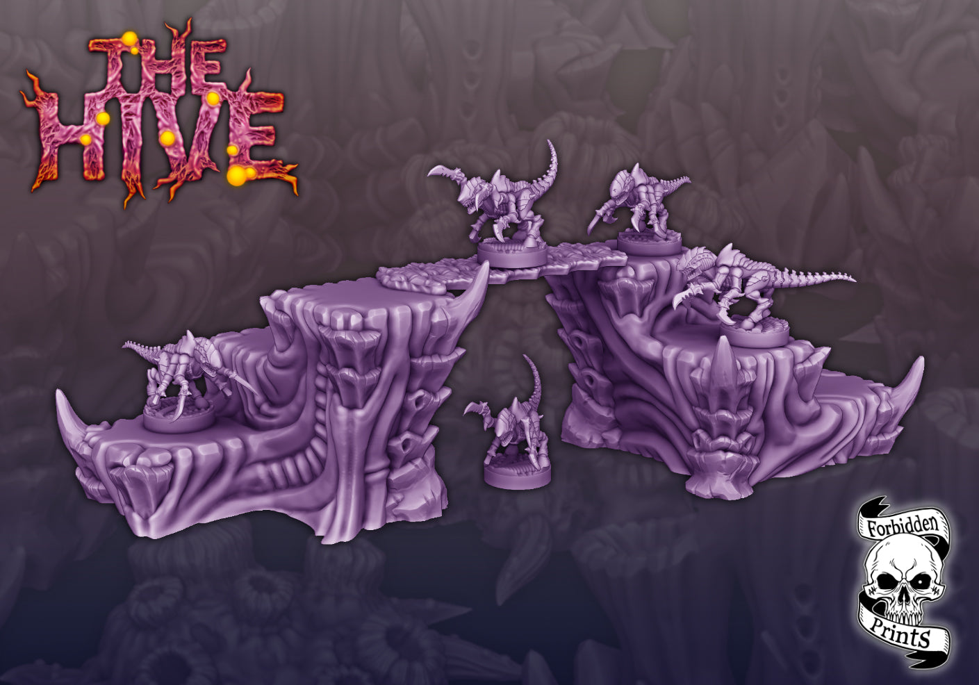 The Hive V2 - Grimdark Xenos Bug Terrain