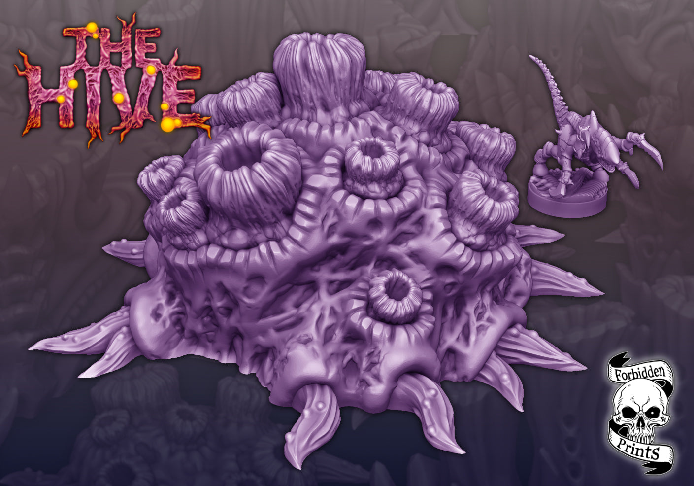 The Hive V2 - Grimdark Xenos Bug Terrain