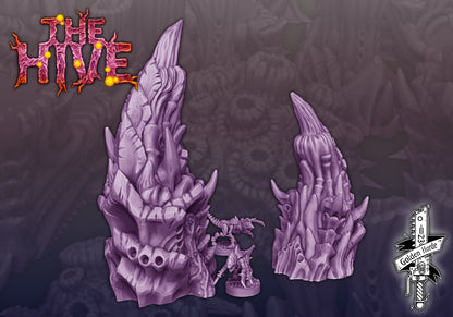The Hive V2 - Grimdark Xenos Bug Terrain