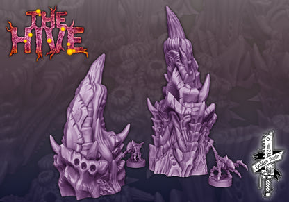 The Hive V2 - Grimdark Xenos Bug Terrain