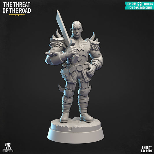 Goliath Fighter - 28mm D&D Miniature