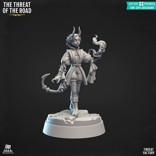 Tiefling Warlock - 28mm D&D Miniature
