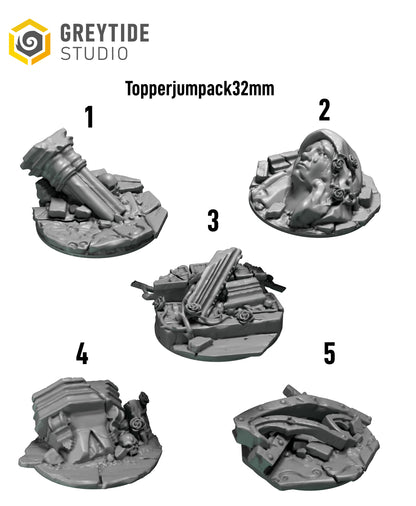 Crimson Lords - 32mm Base Toppers
