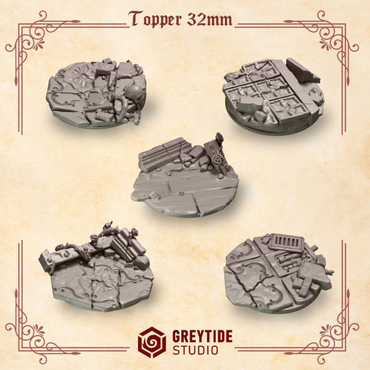 Crimson Lords - 32mm Base Toppers