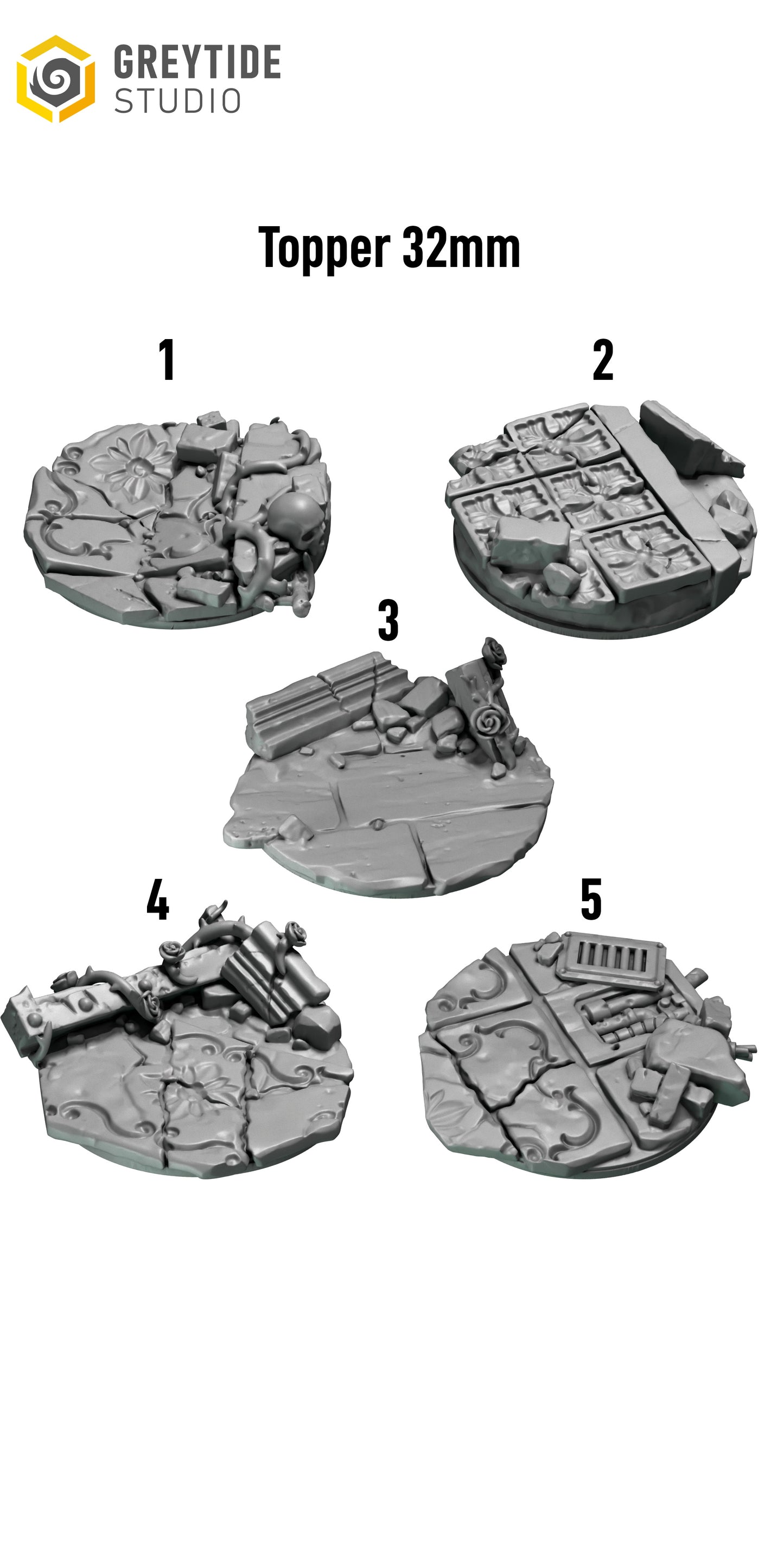 Crimson Lords - 32mm Base Toppers