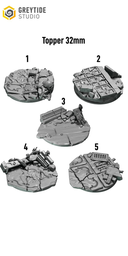 Crimson Lords - 32mm Base Toppers