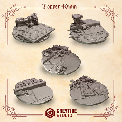 Crimson Lords - 40mm Base Toppers