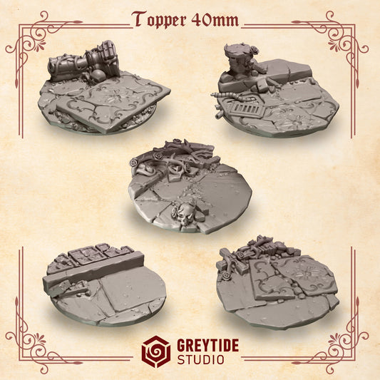 Crimson Lords - 40mm Base Toppers