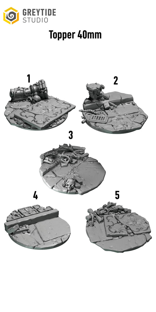 Crimson Lords - 40mm Base Toppers