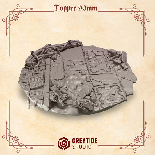 Crimson Lords - 90mm Base Topper