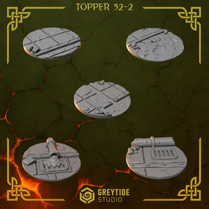 Anvil Wardens - 32mm Base Toppers