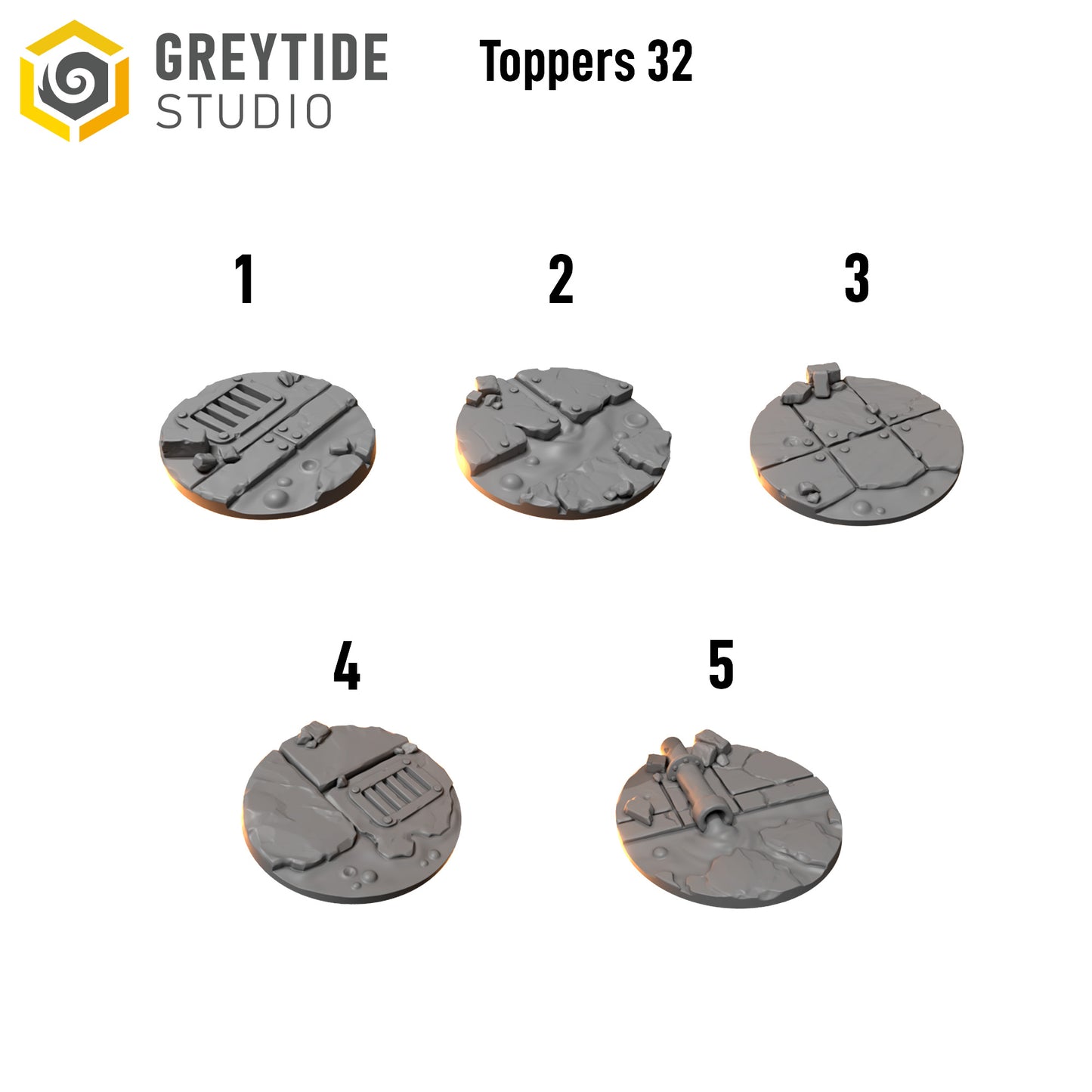 Anvil Wardens - 32mm Base Toppers