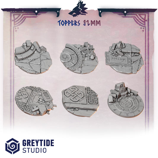 Primal Hounds - 32mm Base Toppers