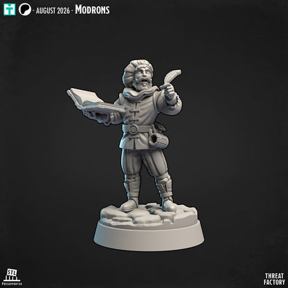 Human Loremaster - 28mm D&D Miniature