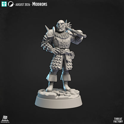 Orc Paladin - 28mm D&D Miniature