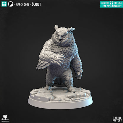 Owlbear - 28mm D&D Miniature