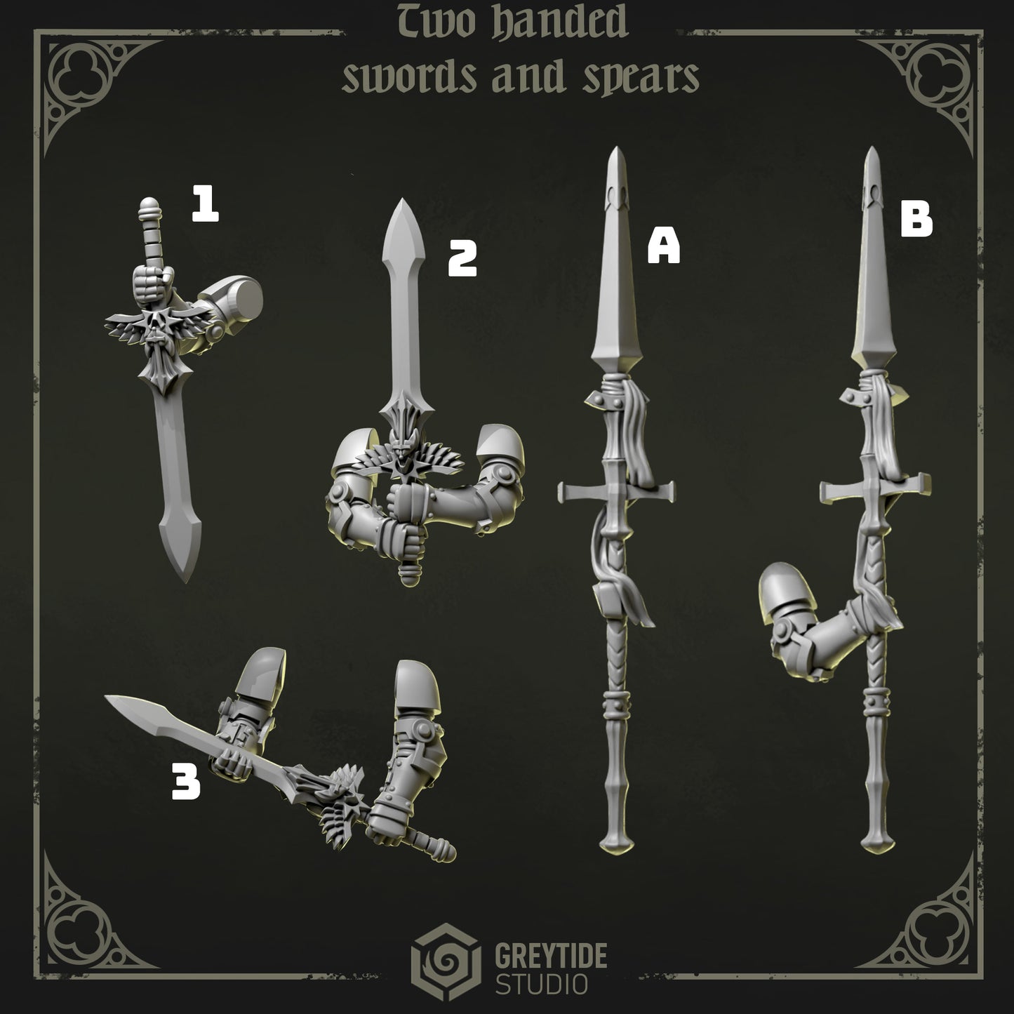 Eternal Pilgrims - Two Handed Swords and Spears