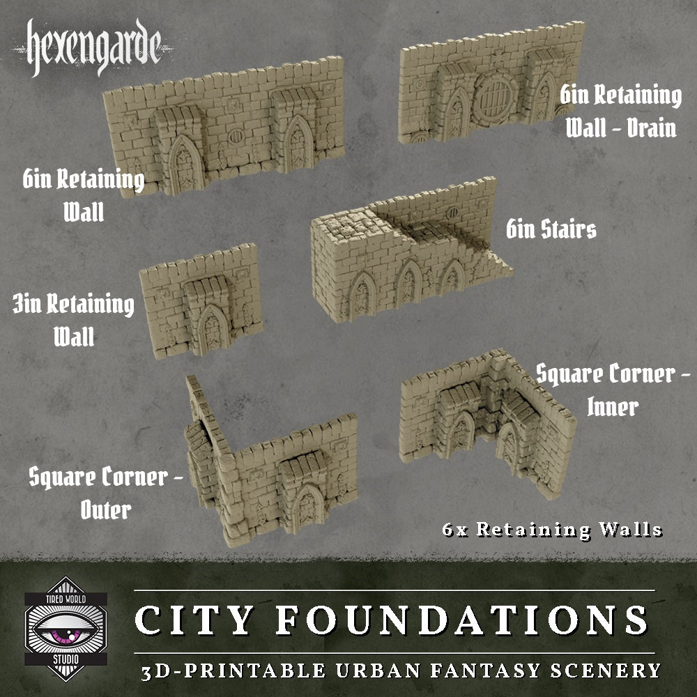 City Foundations Sets - Hexengarde