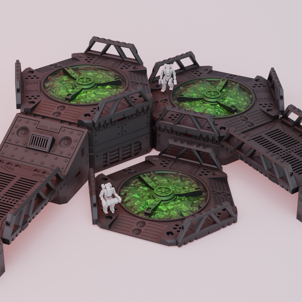 Waste Treatment Plant - Cyberpunk - Flatline City