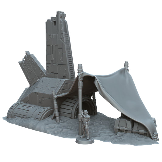 Crash Site Camp Alpha - A Distant Outpost