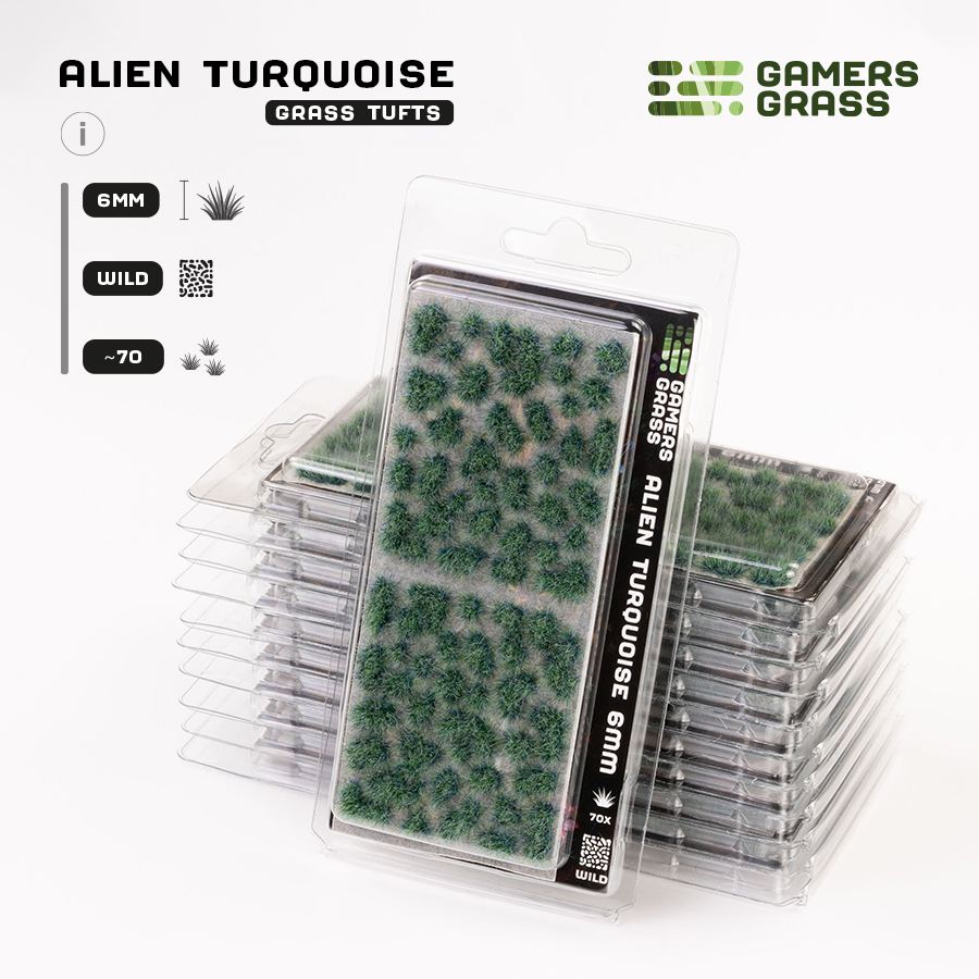 Alien Turquoise (6mm) - Gamers Grass