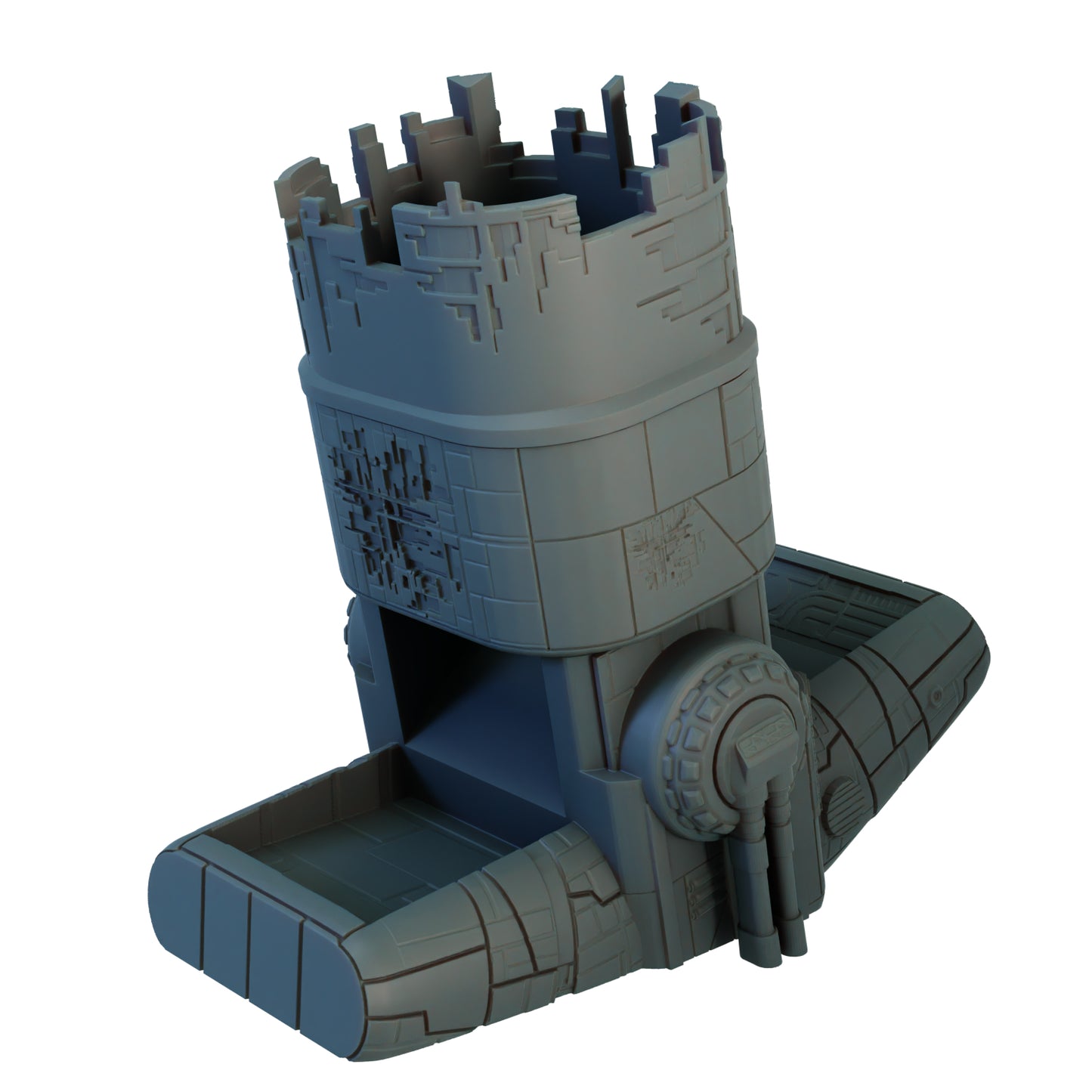 Crashed Spaceship Dice Tower - Ancient Starport