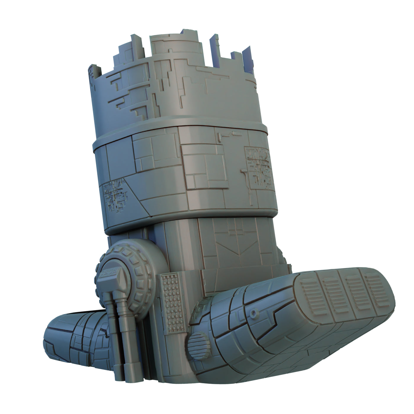 Crashed Spaceship Dice Tower - Ancient Starport