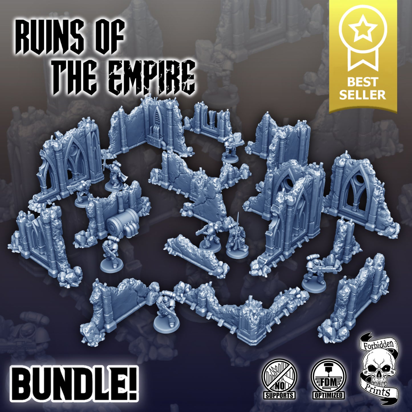 Ruins of the Empire - Ruined Temple Walls