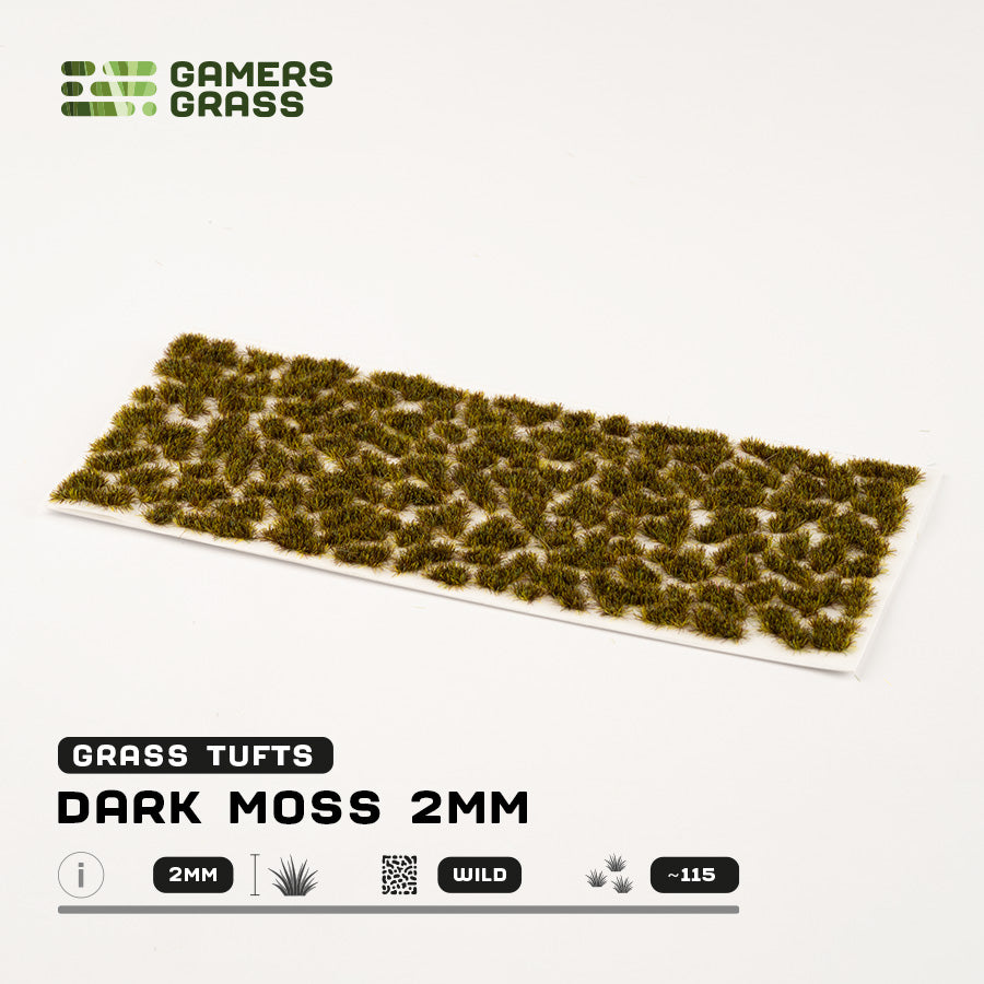 Dark Moss (2mm) - Gamers Grass