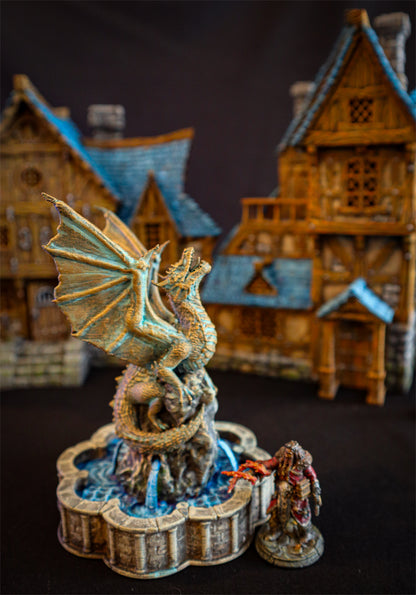 Dragon Fountain - City of Tarok 2
