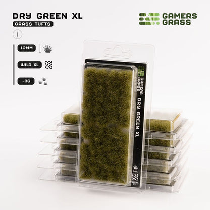 Dry Green XL (12mm) - Gamers Grass