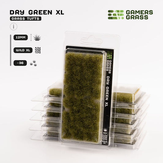 Dry Green XL (12mm) - Gamers Grass